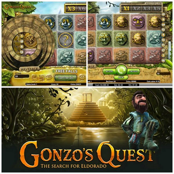 Игровой видео-слот gonzos-quest - Еще один веселый игровой автомат с возможностью приличного заработка