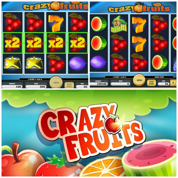 Игровой видео-слот crazy-fruits - Поднимите много денег всего за несколько игр в самом популярном автомате