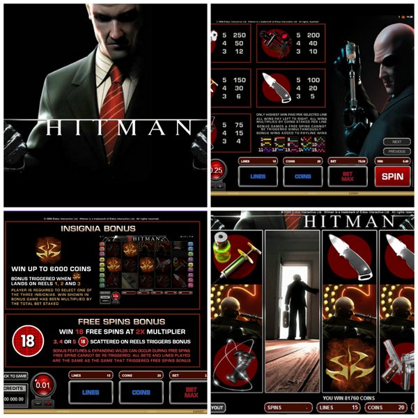 Игровой видео-слот hitman - Реально крутой игровой слот для любых игроков