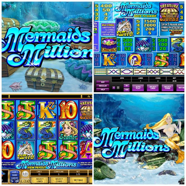 Игровой видео-слот mermaids-millions - Для любителей приключений и денег